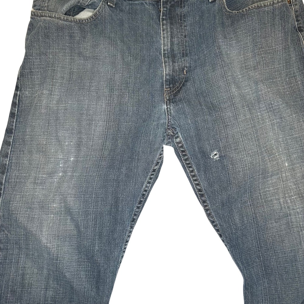 Tommy Hilfiger Freedom Fit Mens Blue Straight Leg Jeans 36x30 Medium Wash - Picture 12 of 14